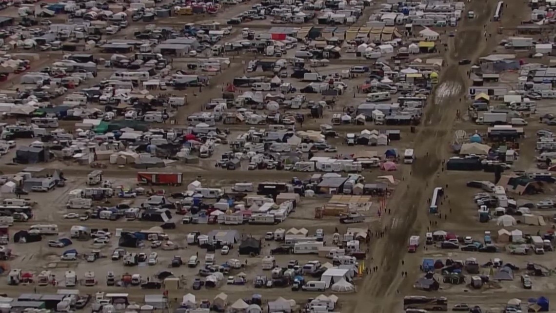 Tens Of Thousands Still Stranded By Burning Man Flooding In Nevada