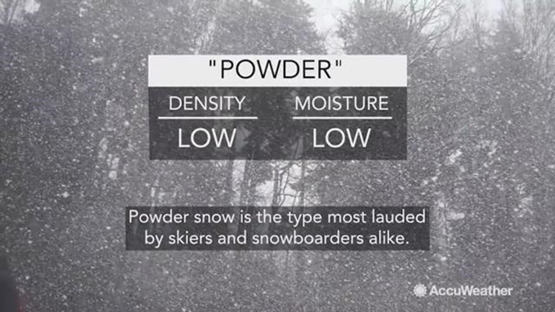 They all differ depending on density and moisture of the snow!