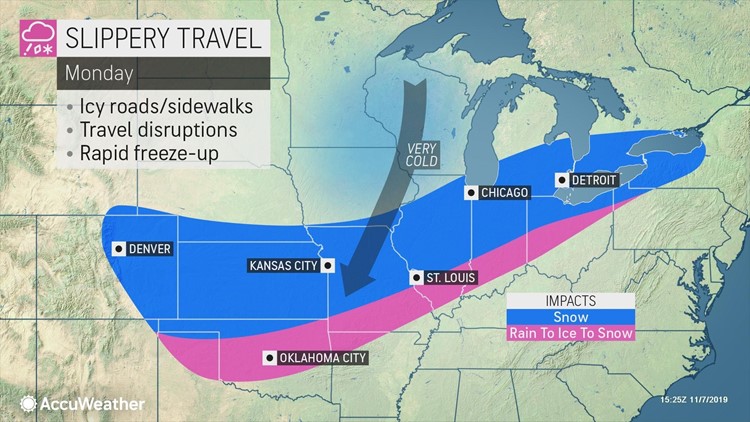Far-reaching snowstorm may take shape over US