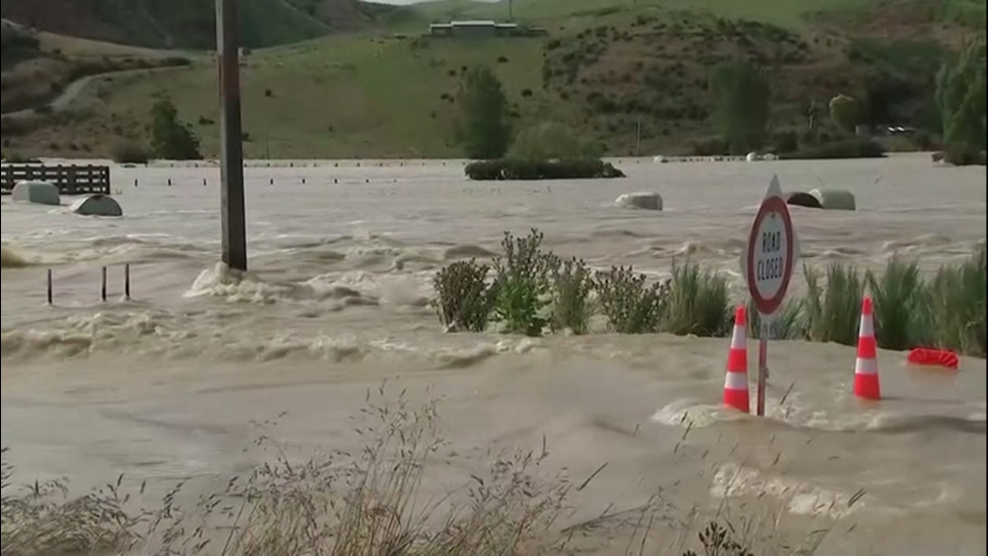 Residents in parts of New Zealand's South Island were evacuated on Feb. 5, as floodwaters ravaged the region.