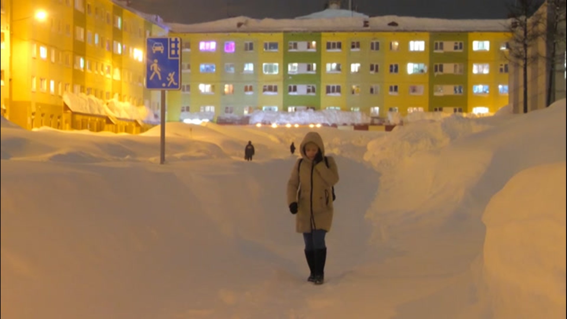 For more than a week, parts of northern Russia, including Norilsk, have been buried under snow that is waist-deep in some spots.