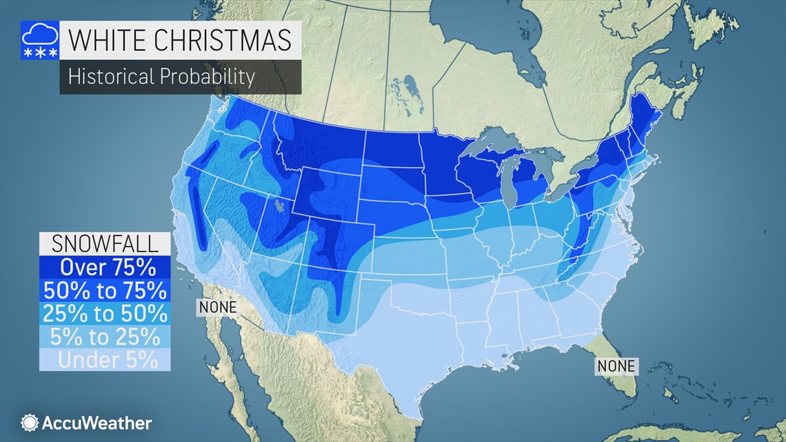 Will it snow on Christmas? States could have white Christmas forecast