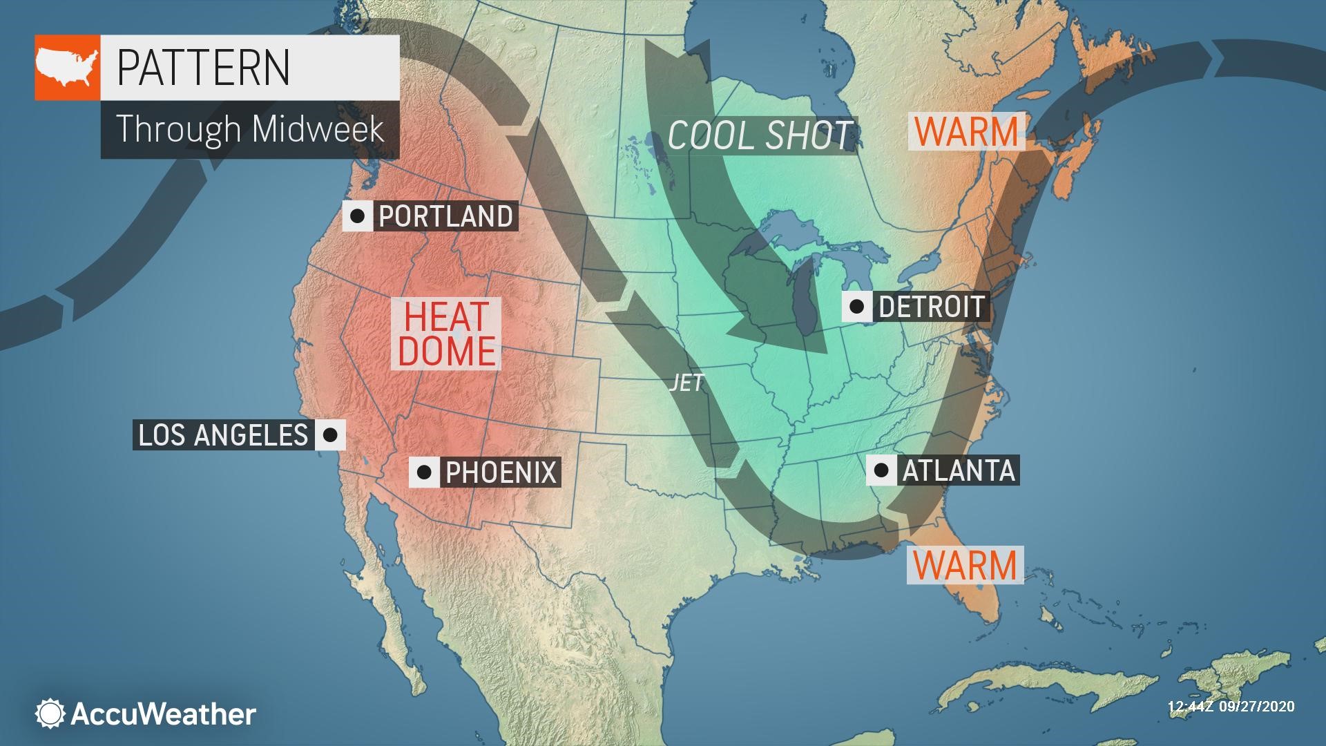 Heat wave forecast for wildfire-scarred West | 9news.com