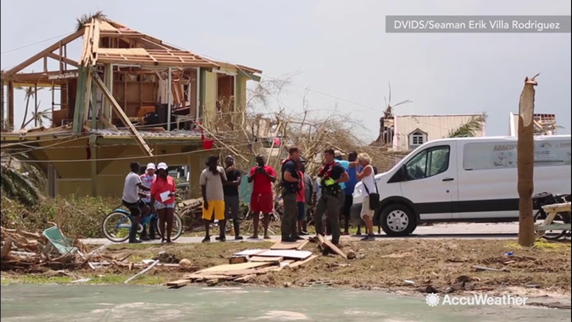 The U.S. Coast Guard continued the recovery effort in the Bahamas on Sept. 8, through search and rescues as well as delivering humanitarian aid to the islands after Hurricane Dorian.