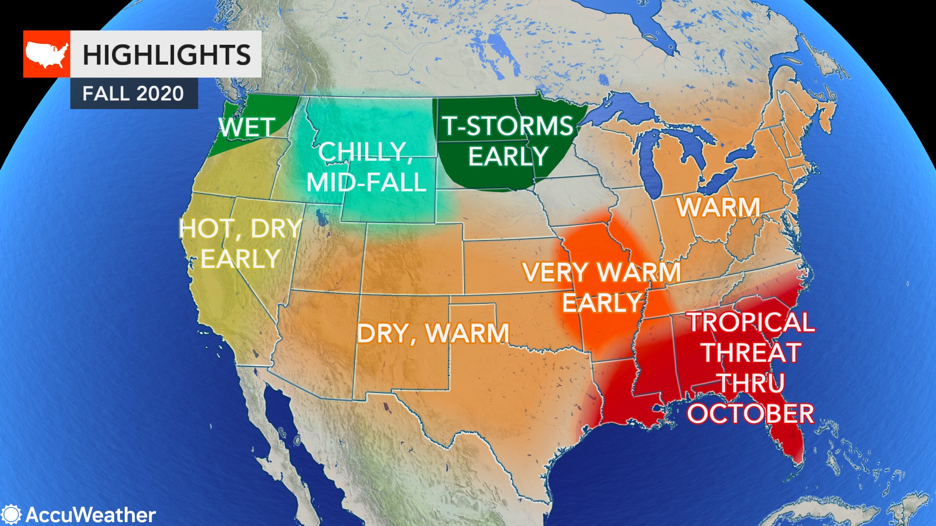 Fall forecast Where will autumn weather arrive first in the US