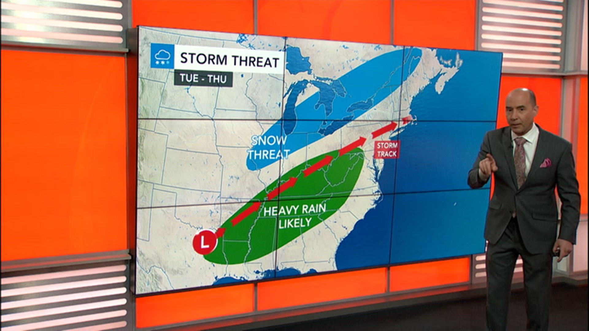AccuWeather Chief Broadcast Meteorologist Bernie Rayno takes at look at the atmospheric setup for a storm that will produce rain, snow and severe storms across parts of the U.S.