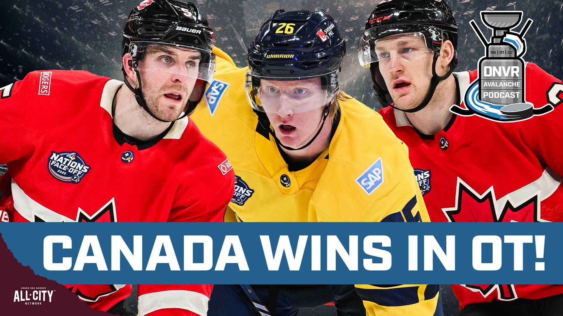 Canada wins over Sweden @ 4 Nations
