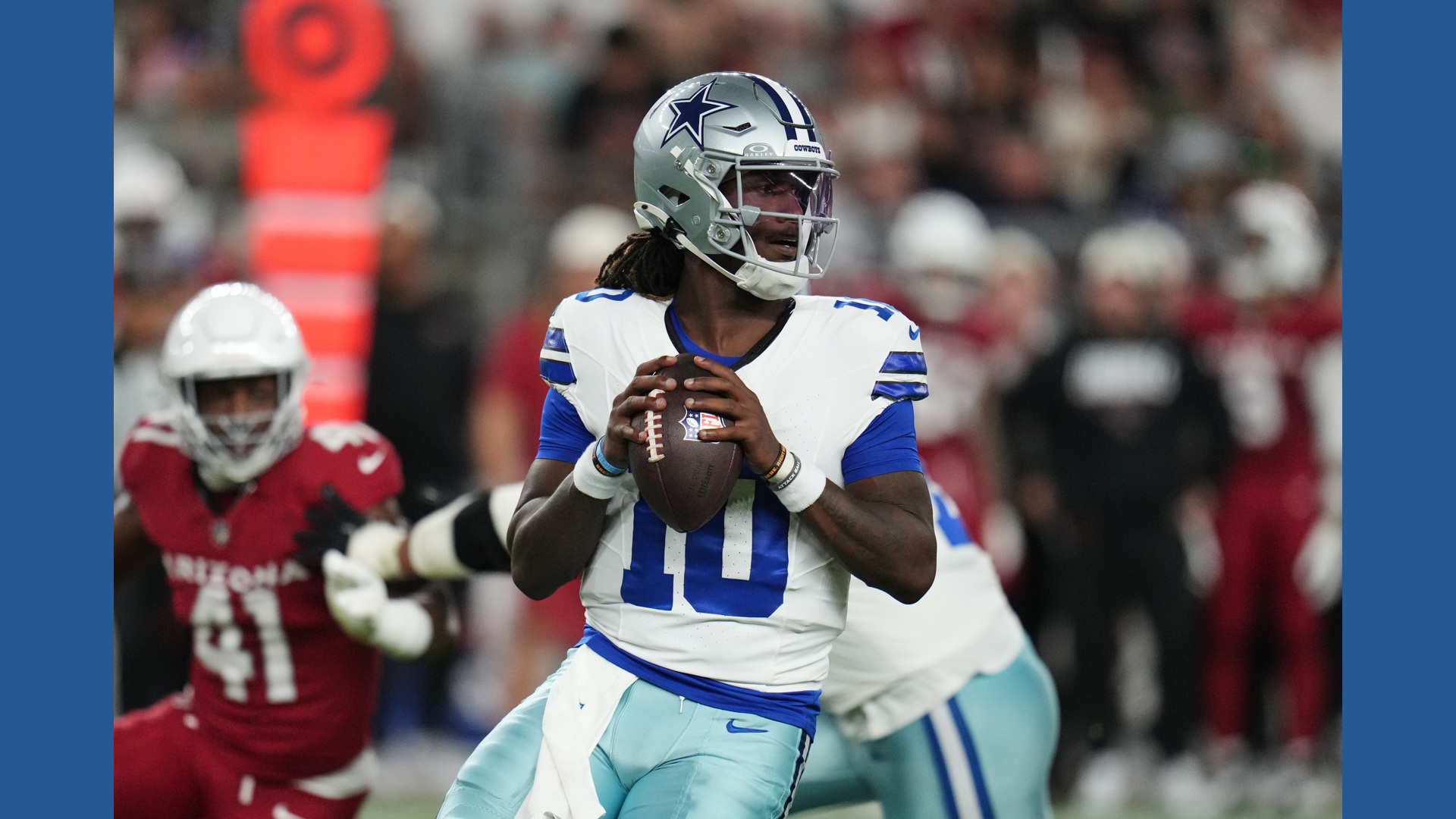 Milton throws 2 TDs in 1st half, makes case for Cowboys' backup job in ...