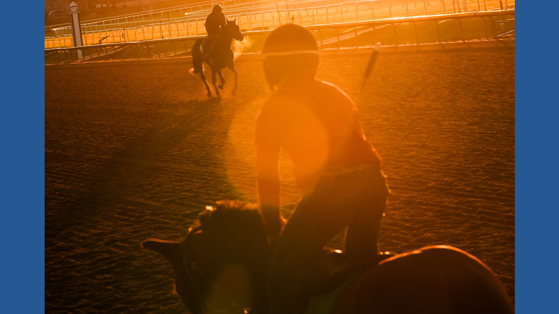 Brittany Russell, with husband Sheldon riding, could make Preakness history with Taj Mahal