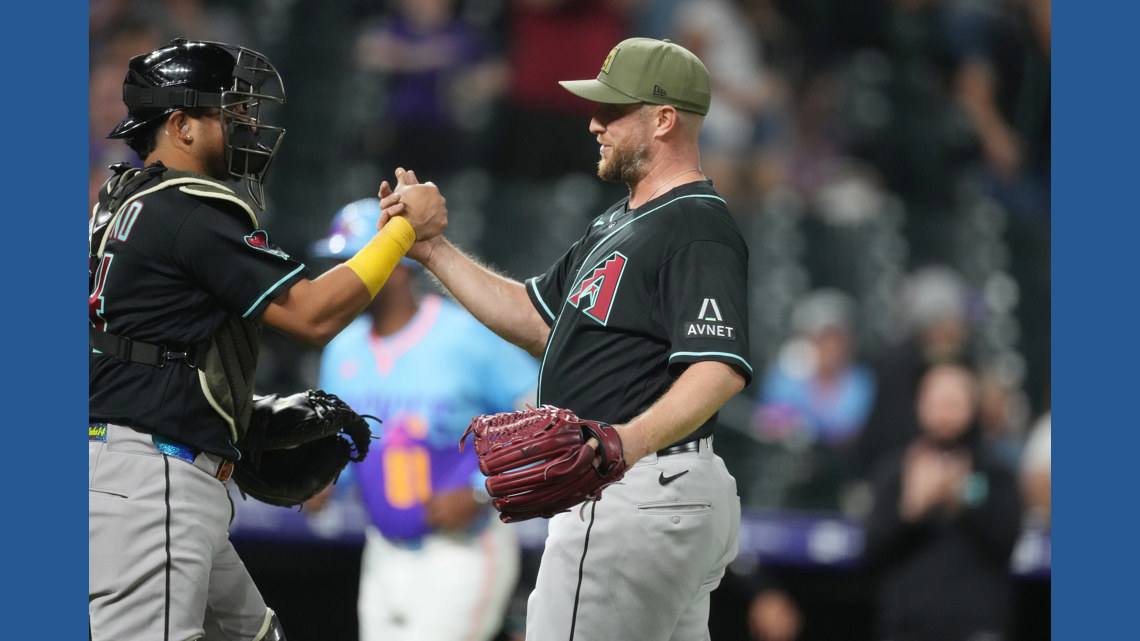 Merrill Kelly throws 1st career complete game, Diamondbacks beat Rockies 9-1