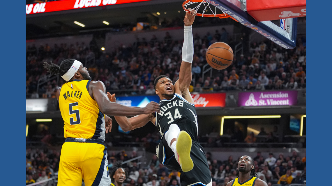 Giannis' Buzzer-Beater Lifts Bucks Over Pacers