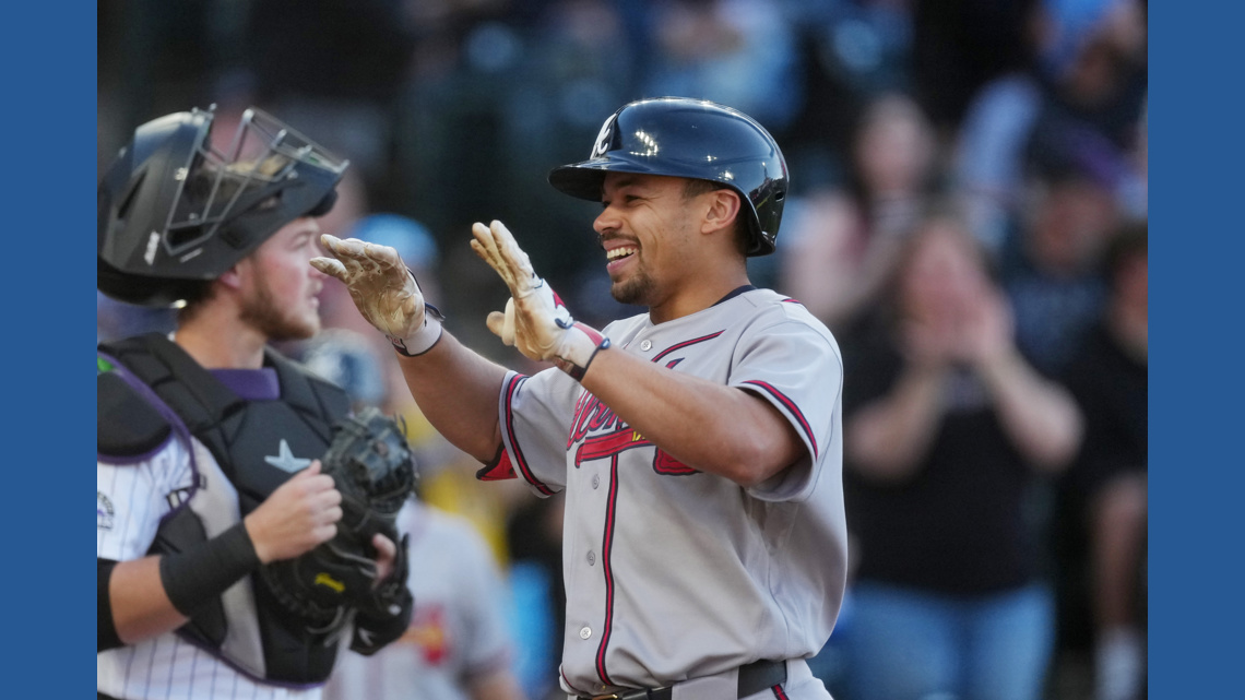 Drake Baldwin homered and drove in four runs, Chris Sale allowed one run in seven innings and the Atlanta Braves rolled past the Colorado Rockies 9-1.