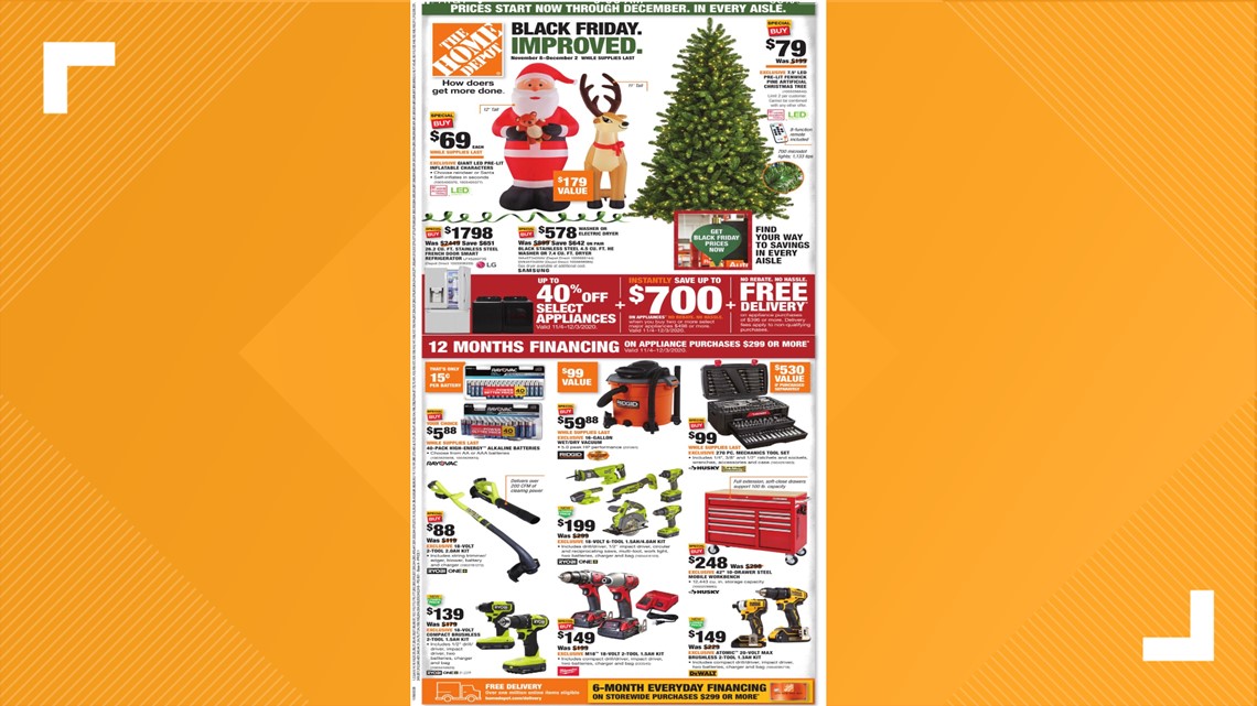 Home Depot releases 2020 Black Friday ad with extended shopping | www.bagssaleusa.com