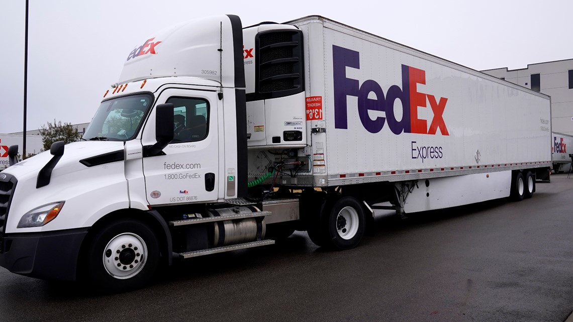 FedEx: Holiday shipping won't impact COVID-19 vaccine delivery | 9news.com