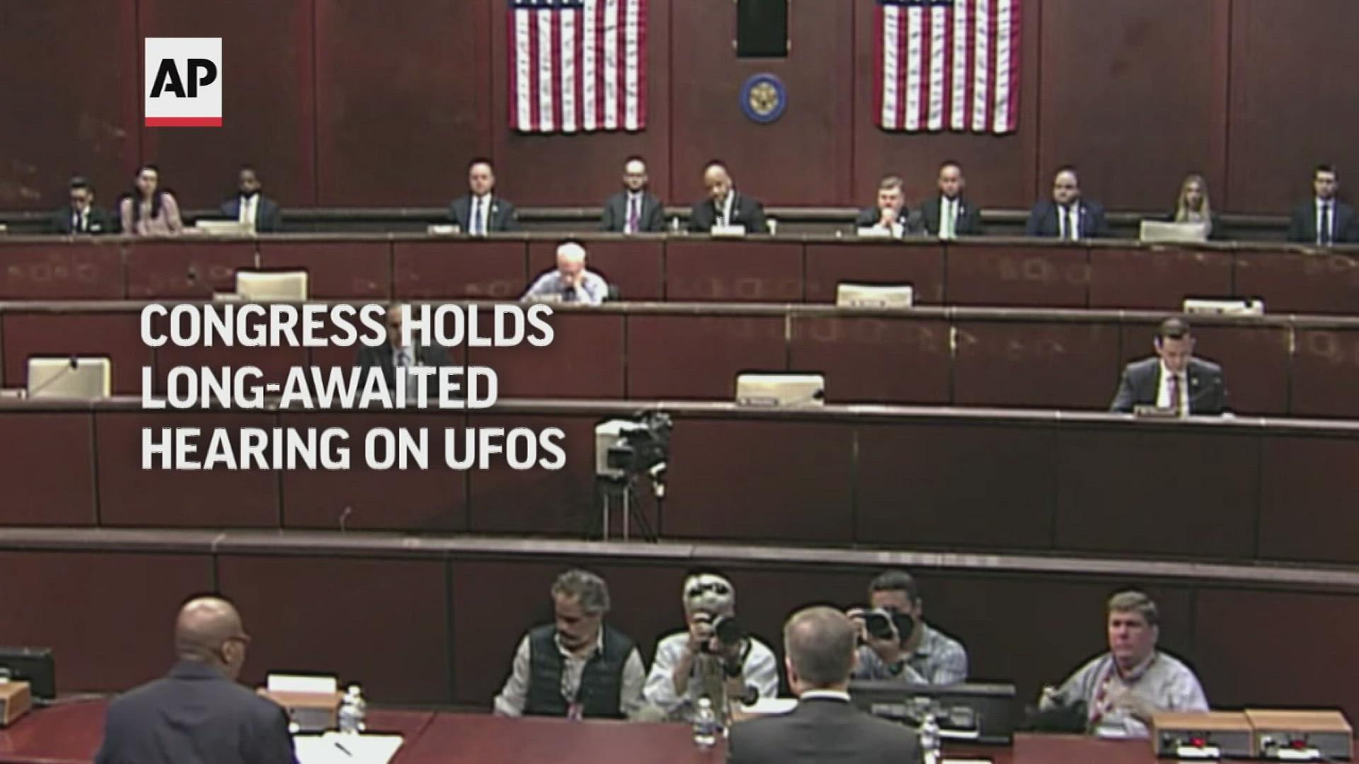 Pentagon officials said they have not confirmed the existence of extraterrestrial life.