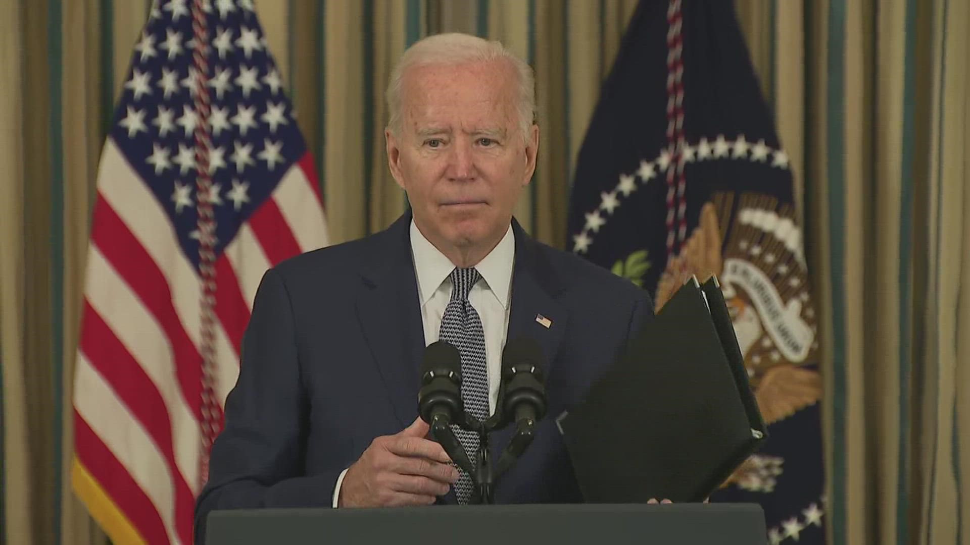 Biden reiterates support for Roe v. Wade amid ...