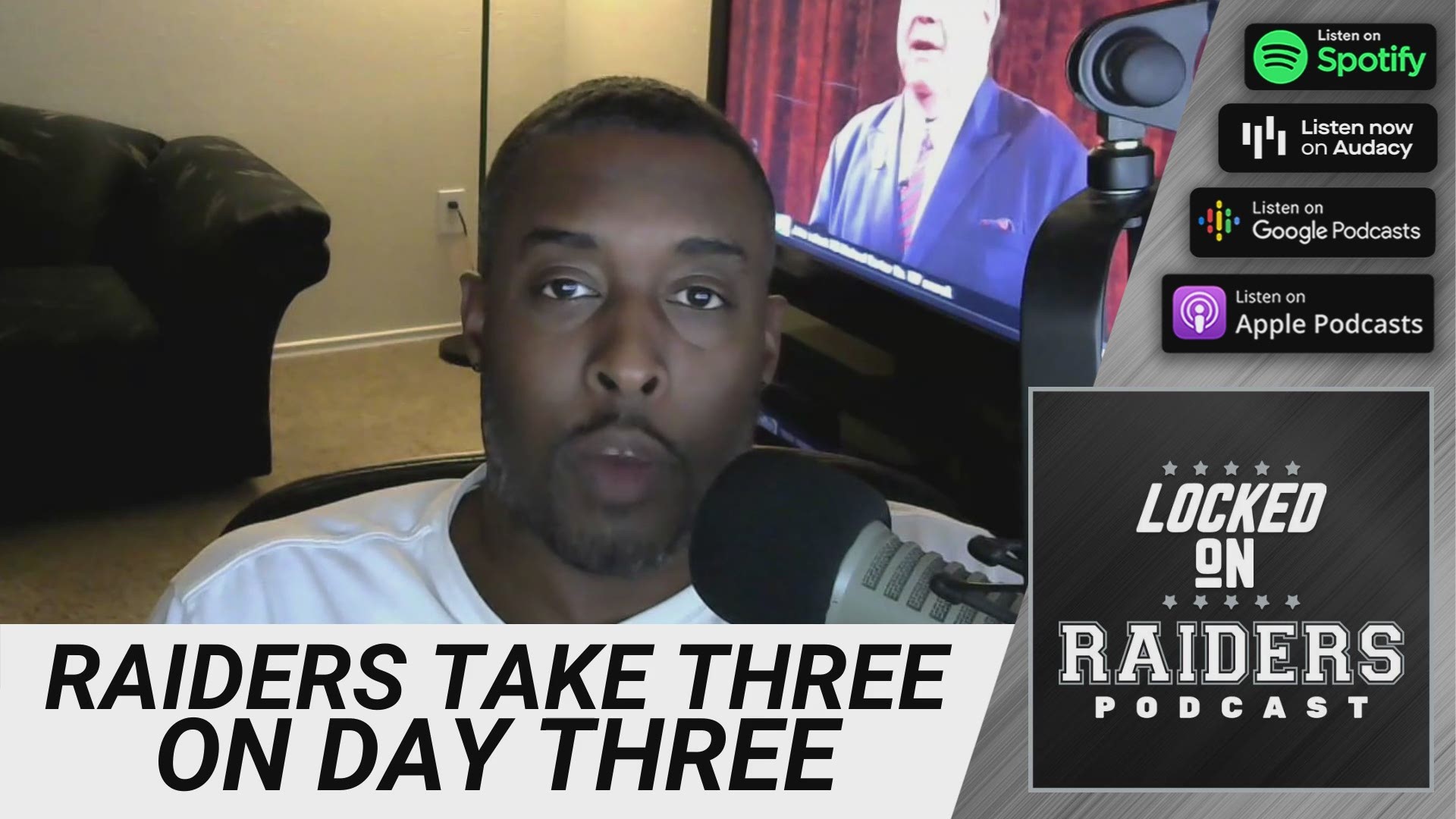 The host of the Locked On Raiders podcast reacts to the team picking three players on day three of the NFL Draft.