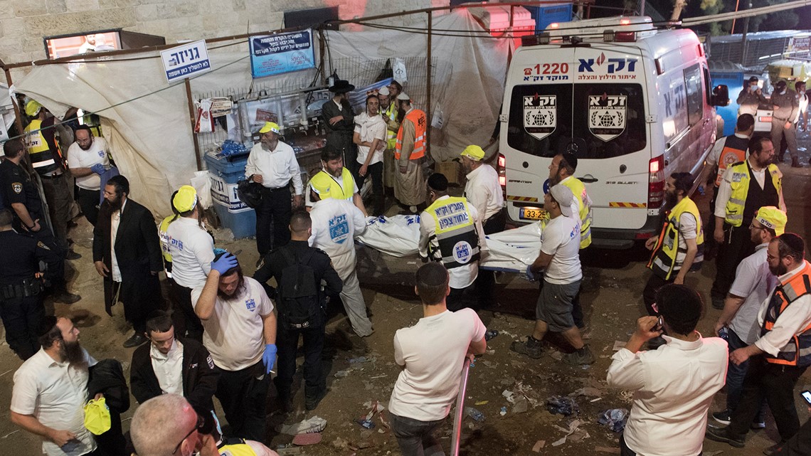 Stampede at Mount Meron Israel festival kills 44 - Vimarsana News