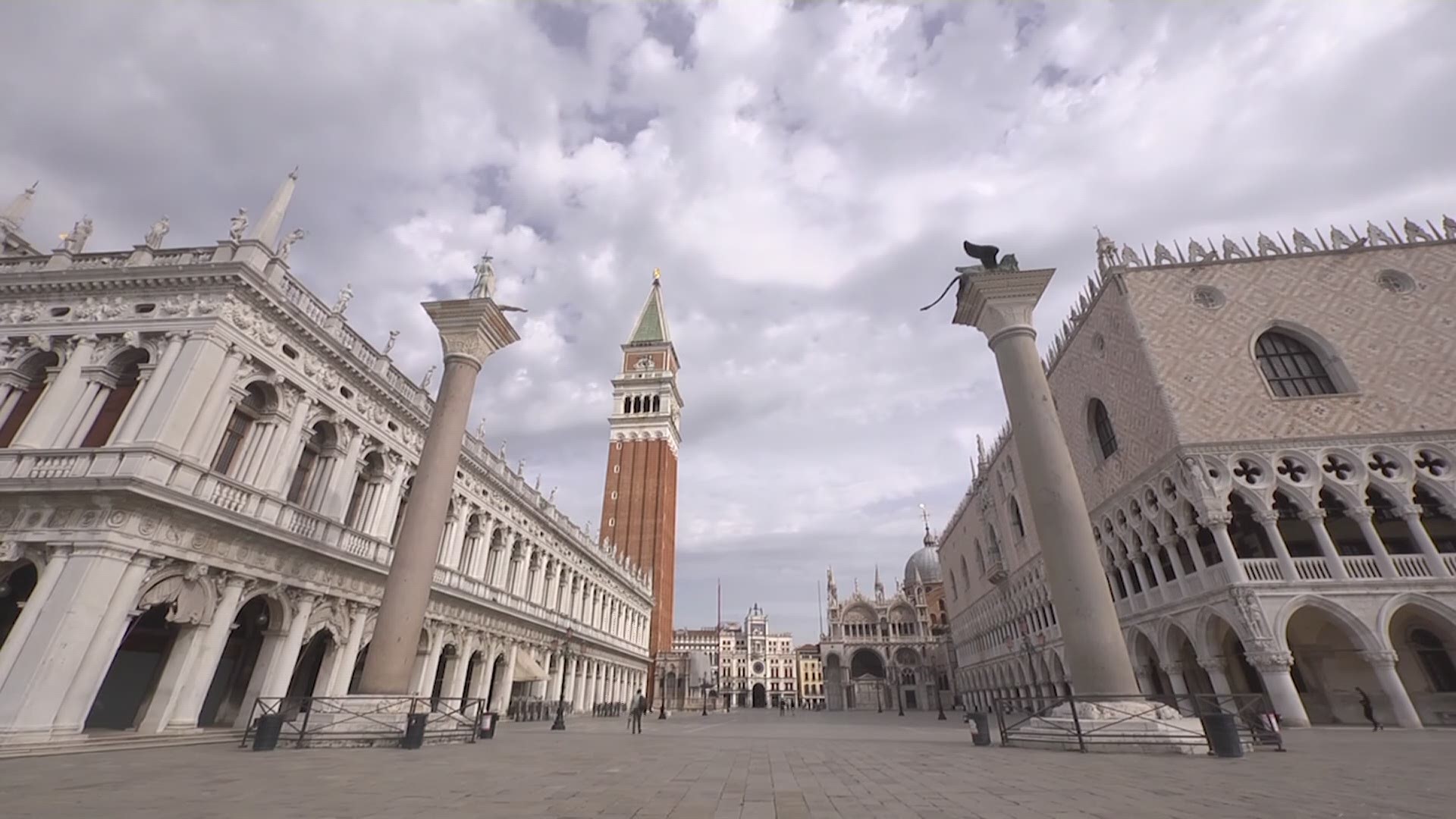 After three months of near-total lockdown, Venice, Italy appears unusually quiet - and clean. (Video from AP)