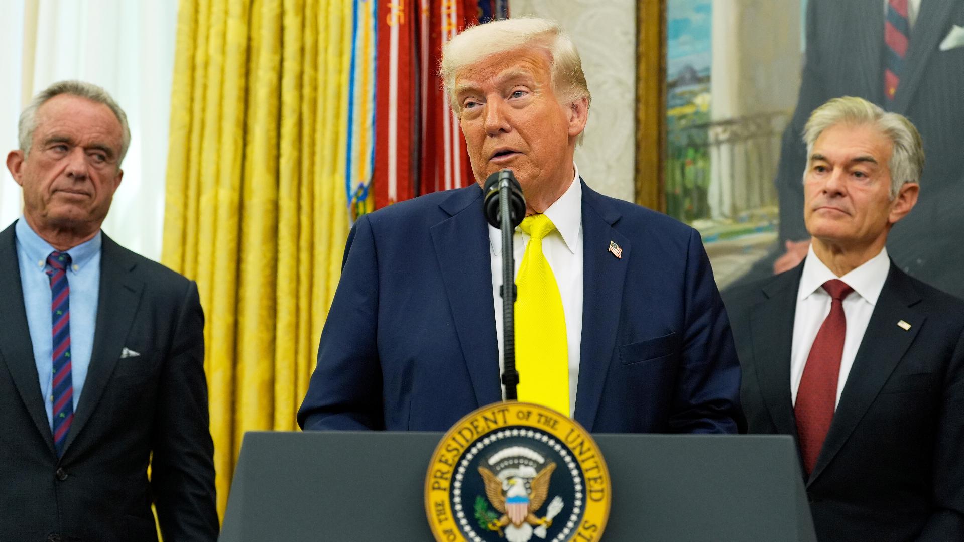 Illness cuts White House Oval Office event short