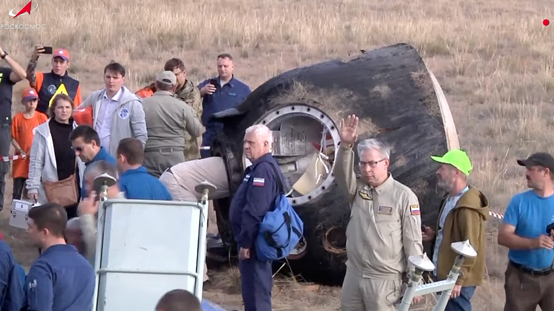 Record-setting NASA astronaut Frank Rubio returns to Earth | 9news.com