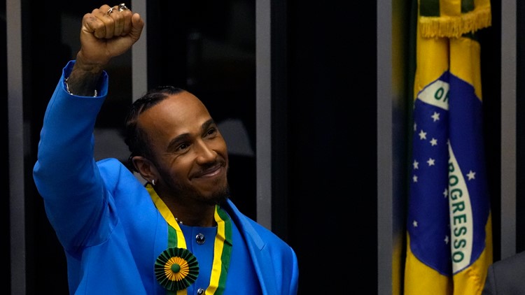 Lewis Hamilton becomes honorary citizen of Brazil before race