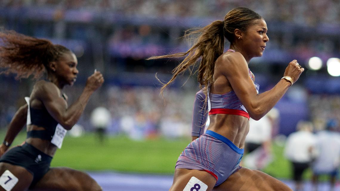 Who won the women's 200meter final?