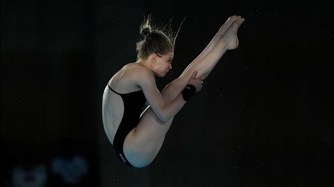 Why do Olympic divers shower after they dive?
