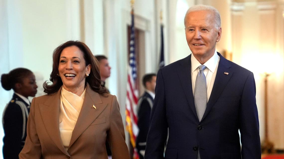 Harris vows to defeat Trump, looks to secure nomination