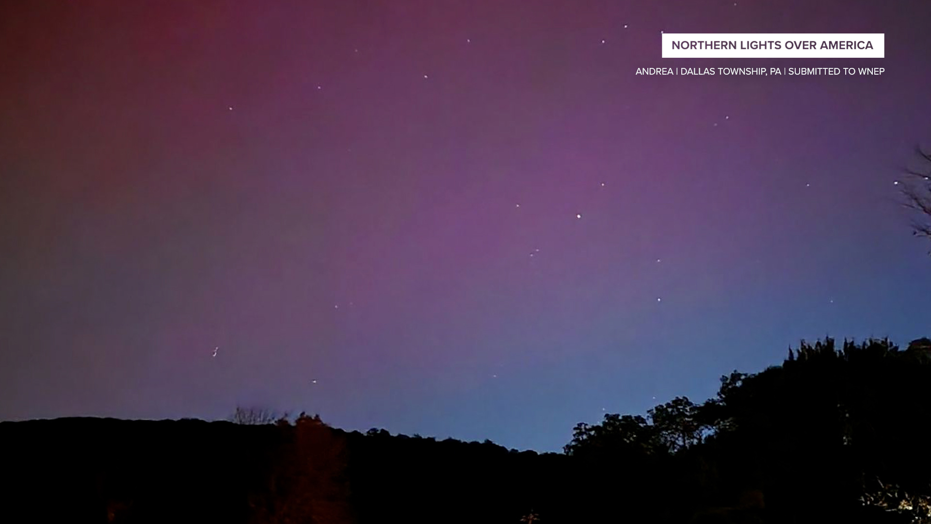 Aurora Borealis Over America