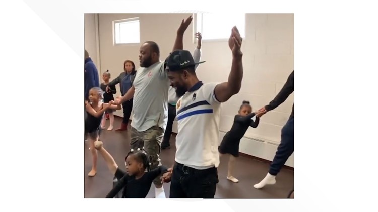 'It's cool to be a good dad' | Watch these dads adorably crash their daughters' ballet class