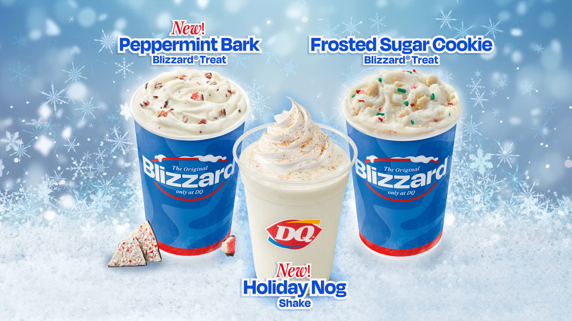 Queen Holiday クリーム Dairy Queen unveils new Holiday Treat Collection | 9news.com