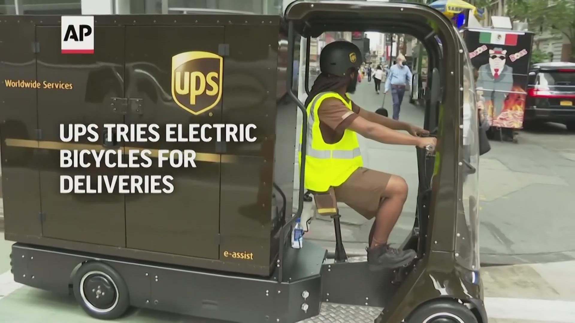 UPS tests battery-powered cycle carts in NYC 