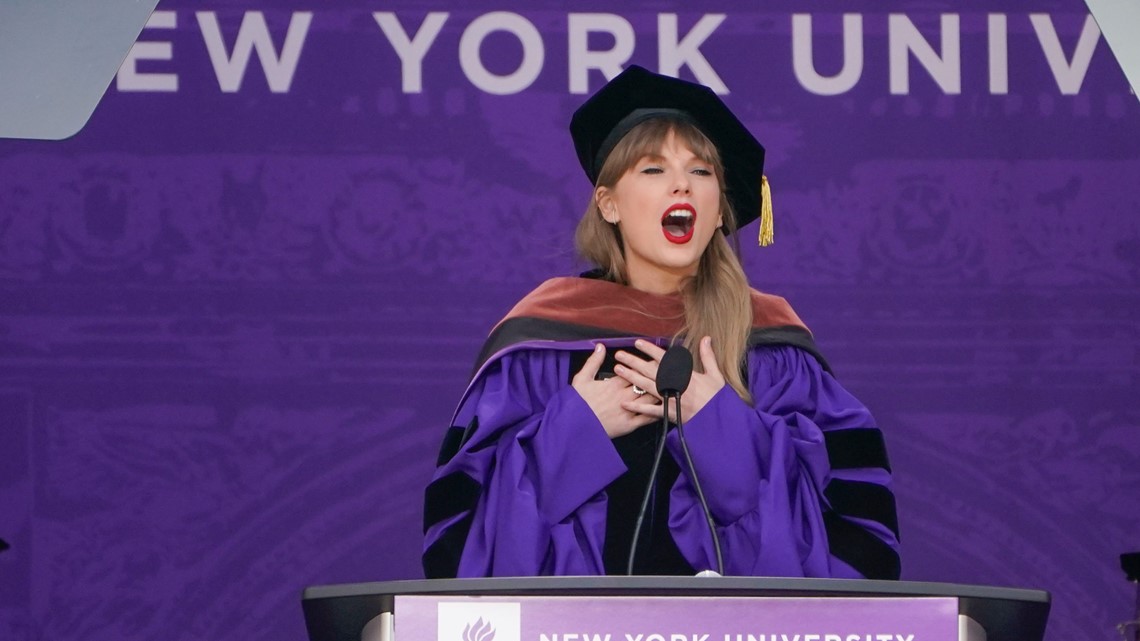Taylor Swift gets honorary degree from NYU