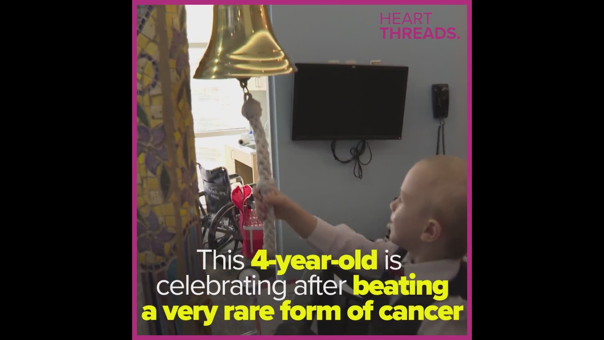 4-year-old Tucker's cancer produced tumors on both his kidneys. But thanks to the efforts of his doctors, Tucker is celebrating being cancer-free.