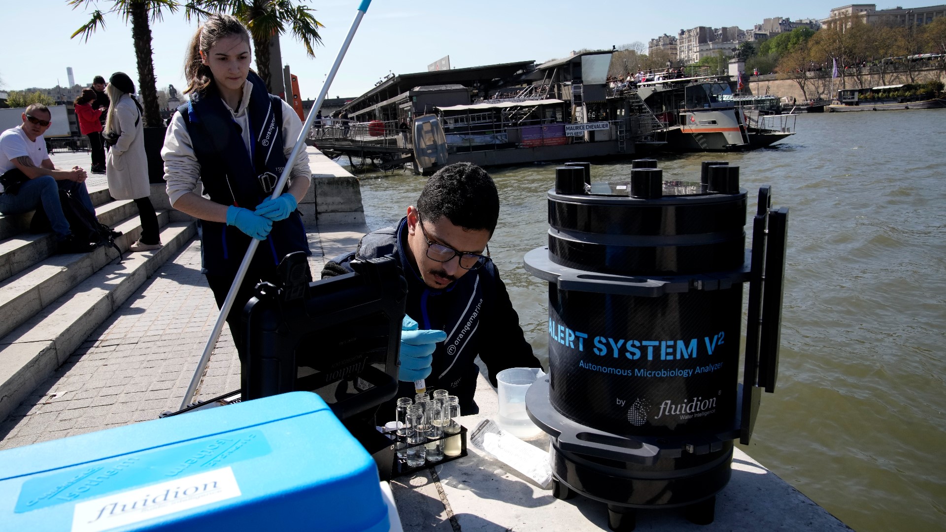 Paris 2024 Olympics River Seine cleanup for opening ceremony