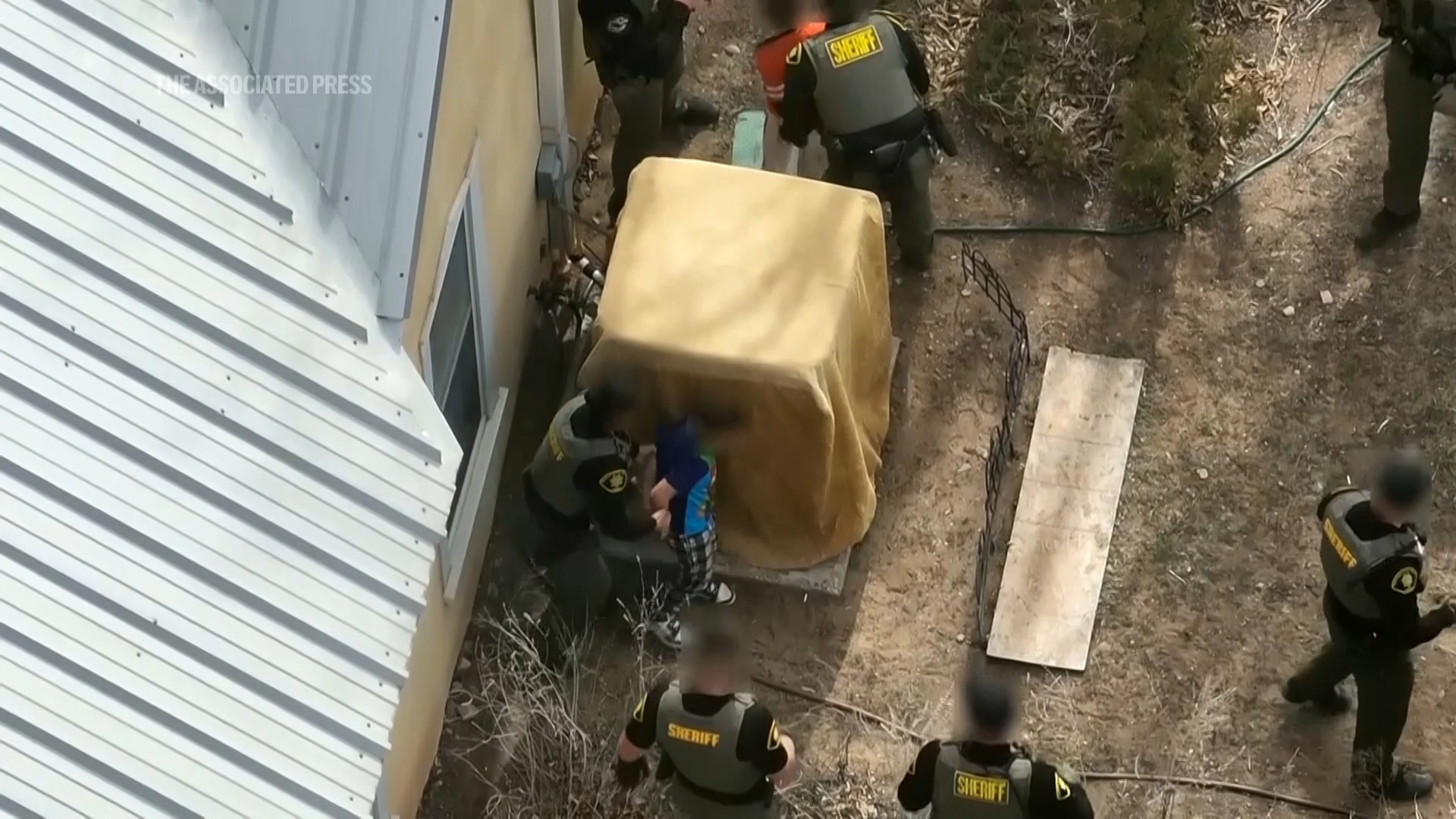 The Bernalillo County Sheriff’s Office recently released drone and body camera footage showing a tense standoff in February with two young brothers — ages 7 and 9.