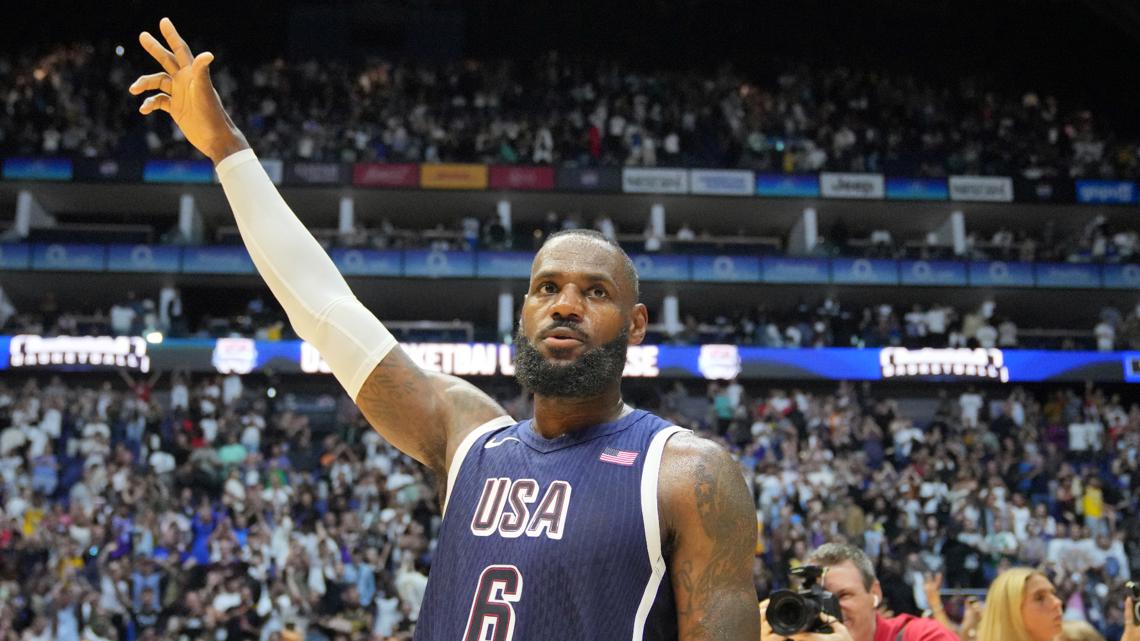 LeBron James selected as US flagbearer for Olympics