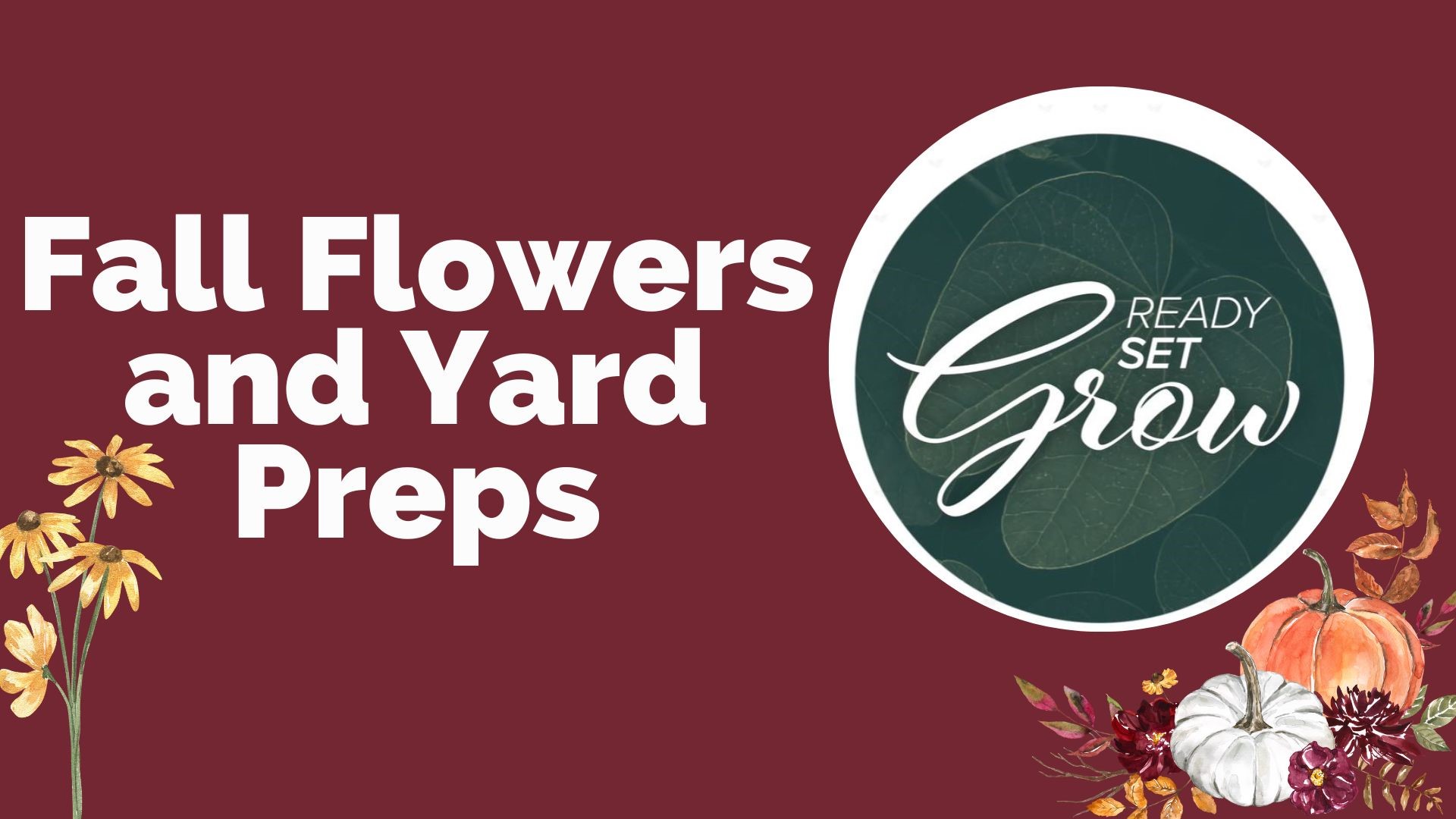 The fall season is almost officially here. What you can do now to get your yard ready for winter and beyond, plus the fall flowers available right now.