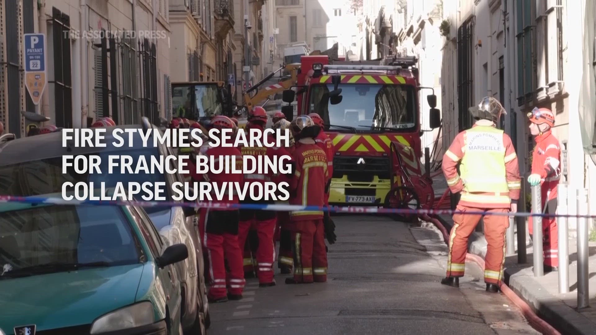 Up to 10 people may be buried under the debris of a building that collapsed early on Sunday following an explosion in Marseille, France.