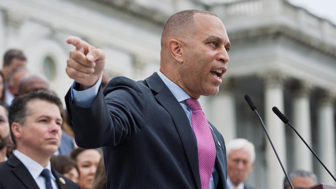 Democratic Leader Jeffries Delays Trump Tax Bill with Record 8-Hour Speech