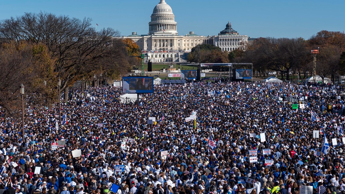 March for Israel in DC Thousands expected from around the US