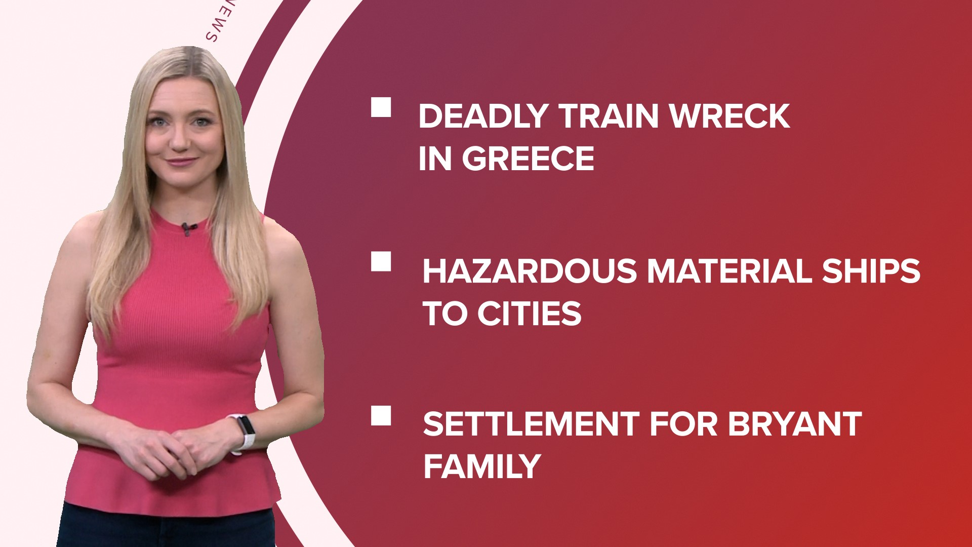 A look at what is happening in the news from a fatal train crash in Greece to an RSV vaccine closer to availability and SpaceX and NASA plan a second attempt launch.