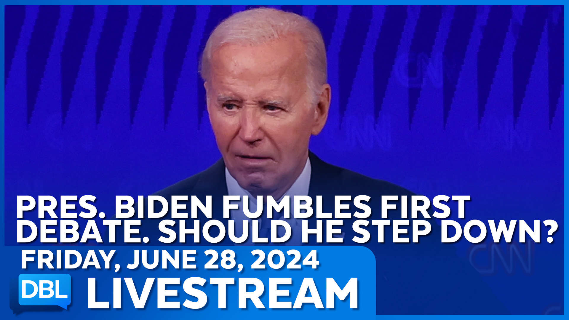 President Biden Fumbles First Debate. Should He Step Down?