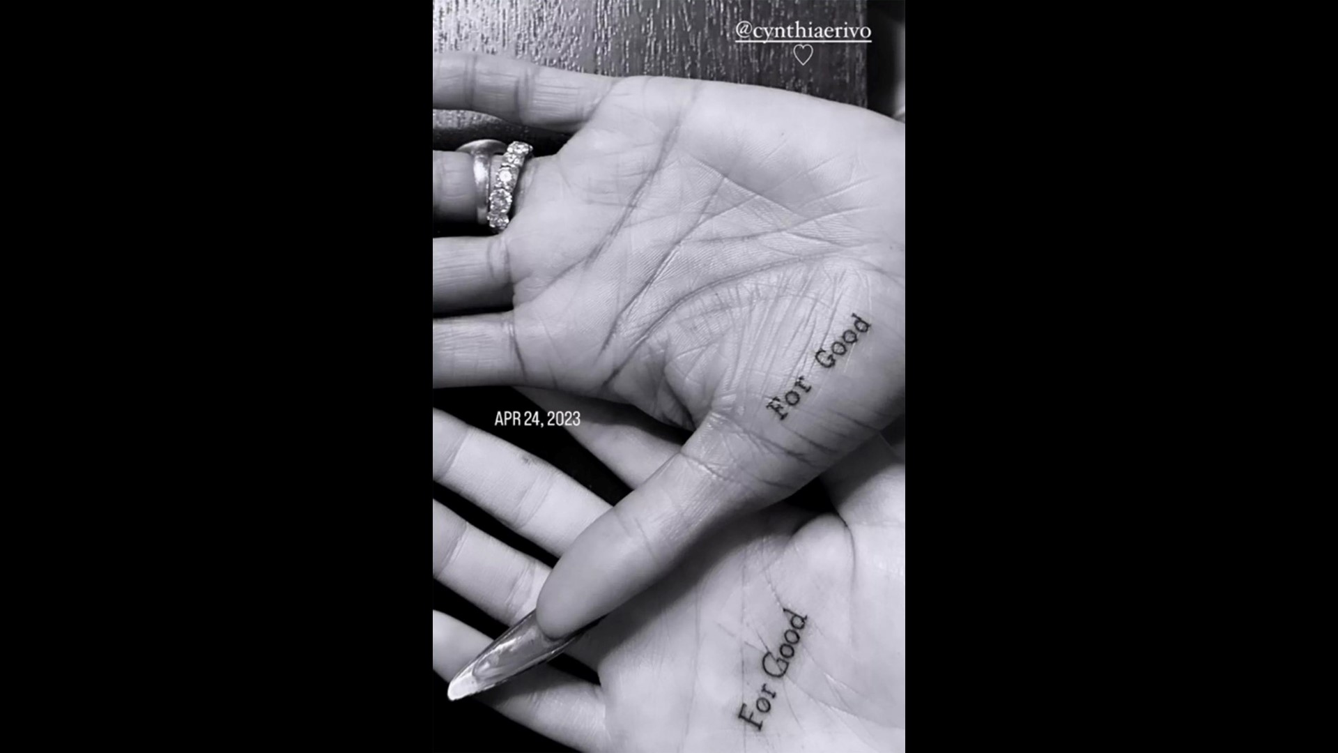 Ariana Grande and Cynthia Erivo Get Matching 'Wicked' Tattoos | 9news.com