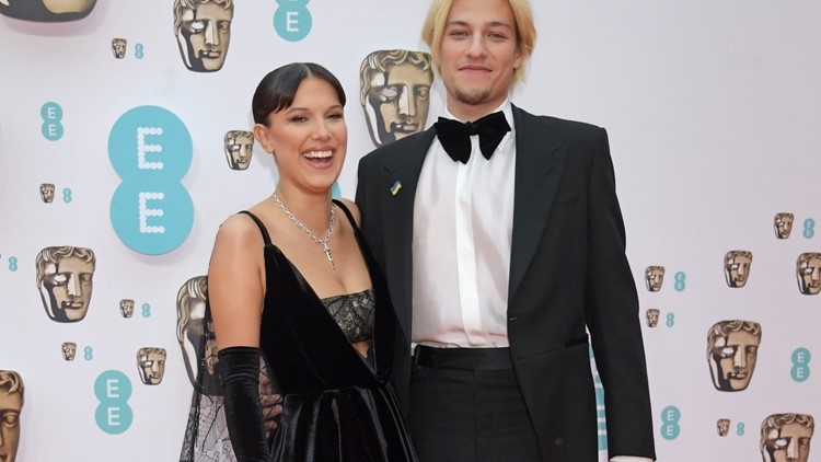Millie Bobby Brown and Jake Bongiovi Make Red Carpet Debut at 2022 BAFTA  Awards