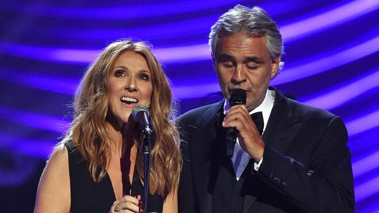 Céline Dion and Andrea Bocelli Gather Fans Across the Globe for 'The  Prayer' Lyric Video -- Watch! | 9news.com