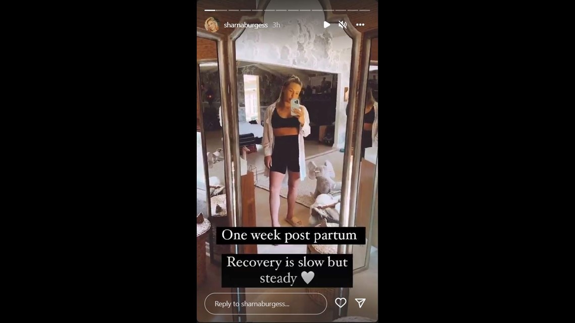 Sharna Burgess Says Her Recovery After Giving Birth Via CSection Has