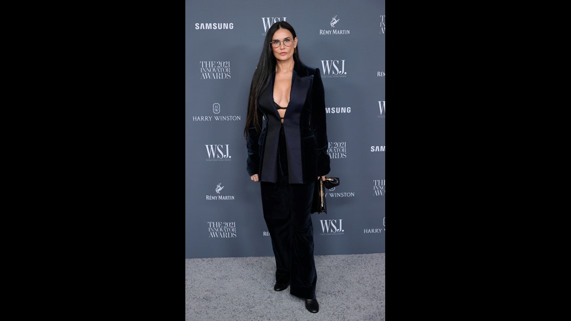 Kim Kardashian Dons Brown Leather Dress at WSJ Innovator Awards in NYC