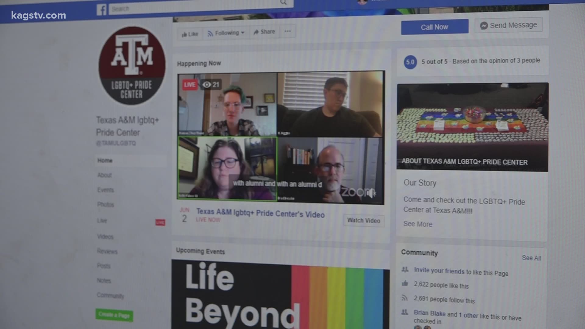 LGBTQ groups have taken advantage of the online world and hold virtual versions of these meetings and hangouts to continue having a supportive community.